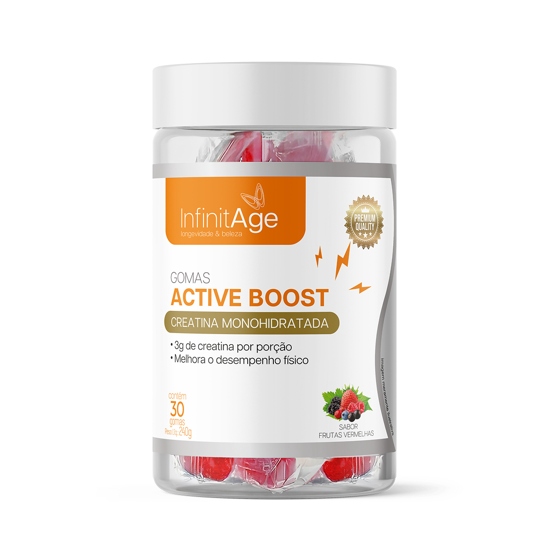Active Boost Gomas ACTIVE BOOST Frutas Vermelhas – InfinitAge